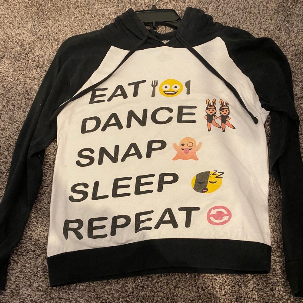 Long sleeve emoji sweater